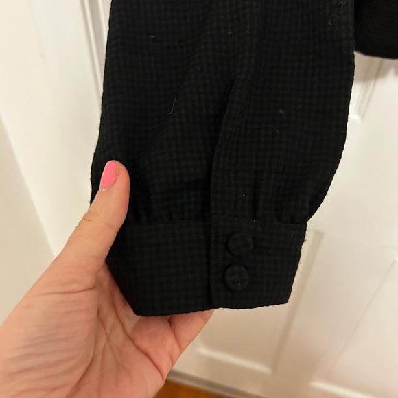 Madewell Crop Blouse - Picture 8 of 9